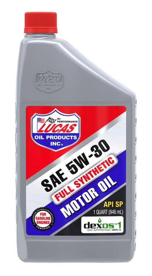 luc-10049 Lucas Synthetic 5W-30 High Performance Motor Oil 1qtr - Afbeelding 1