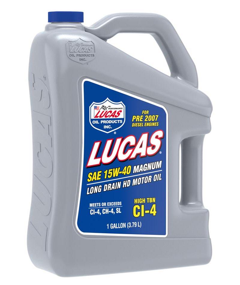 luc-10076 Lucas Motoroil Sae 15W40 1gal - Afbeelding 1